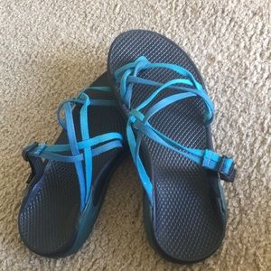 blue Chaco sandals